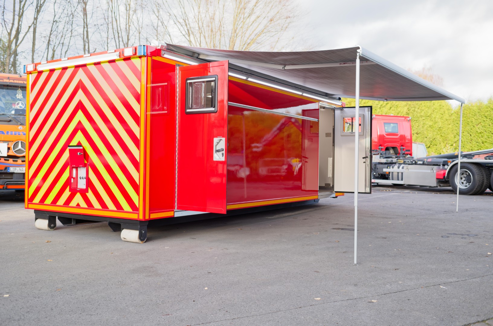 Abrollbehälter AB-Logistik Feuerwehr